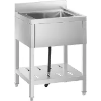 Royal Catering Expondo Lavello - 1 vasca - Acciaio inossidabile - 60 x 60 cm