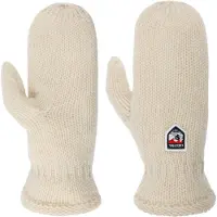 Hestra Basic Wool Mitt Guanti (10, beige)