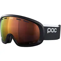 POC - Masque de ski - Fovea Mid Uranium Black/Partly Sunny Orange - Nero