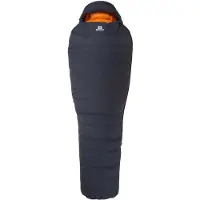 Mountain Equipment Glacier 300 Sacco a pelo in piuma (Regular - Body Size: 185 cm, obsidian)