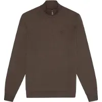 Lyle & Scott Tonal Eagle Quarter Zip Sweat Form Green Taglia: S | Maglioni a maglia Outlet | Uomo | Verde