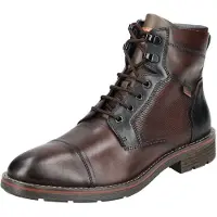 Pikolinos per uomo. M2M-8156C1 Stivaletti in pelle marrone York (43), Basso, Cerniera, Casual