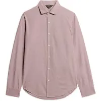 Superdry per uomo. M4010860A Camicia casual rosa a maniche lunghe (XL), Cotone, Manica lunga