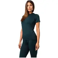 Super.natural Women's Sierra 140 Tee Maglia merino Donna (XXL, blu)