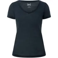 Super.natural Women's Sierra 140 V Neck Maglia merino Donna (XL, blu)