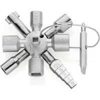 Knipex TwinKey 001101, chiave universale per quadri elettrici