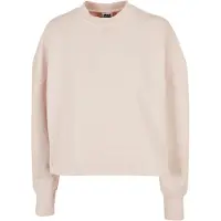 Urban Classics Ladies Heavy Terry Garment Dye Crewneck Pink Taglia: XS | Maglioni a maglia Outlet | Donna | Rosa