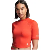 Superdry Maglietta A Maniche Corte Run 3/4 Tight Crop