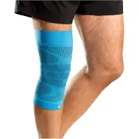 Bauerfeind Sports Sports Compression Knee Support Bendaggio sportivo (M, blu)