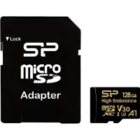 Silicon Power Scheda Sd Con Adattatore Microsdxc High Endurance 128gb V30