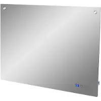 Eurom Pannello a infrarossi Sani 600 Mirror 80x60x5 cm 600 W incluso WiFi con superficie a specchio