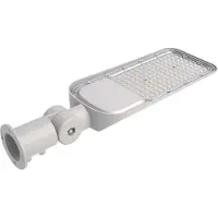 V-TAC 2120427 Lampione a LED '139ST' con adattatore angolare regolabile, 100W, 13500 lumen, IP65