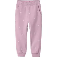 Name it Pantaloni sportivi 'NMFValba' rosa / bianco