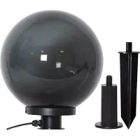 Star Trading Palla decorativa a LED Star 'Orby', Ø 30 cm, nera, fuori uso.