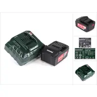 Metabo Set di batterie basic 18V con 1x batteria 5.2Ah ( 625592000 ) + caricatore ASC 55 ( 627044000 )