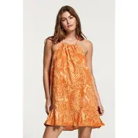 Shiwi Ladies Medellin Dress Artsy Leaves Fresh Apricot Orange Taglia: L | Abiti Mini Outlet | Donna | Arancia