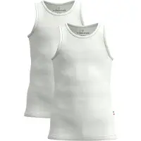 Vingino Tank (2-pack) Real White Taglia: XS | T-shirt Outlet | Unisex | Bianco