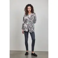 DIDI Kimono Vest Lois Print Sand With Cosmic Flower Print Taglia: 34 | Cardigan Outlet | Donna | Marrone