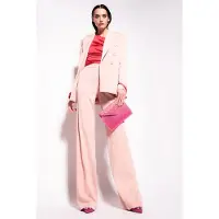 Pinko Elegante Giacca Enver Satin Lucido Cameo Rose Taglia: 44 | Blazers Outlet | Donna | Rosa