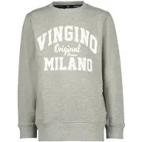 Vingino Crewneck-classic-logo Grey Mele Taglia: 4 | Maglioni Outlet | Unisex | Grigio