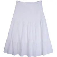 French Connection Broderie Tiered Skirt White Taglia: 8 | Minigonne Outlet | Donna | Bianco