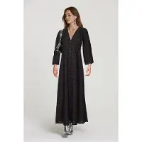 Shiwi Ladies Beirut Dress Tasmania Stripe Black Taglia: S | Maxi abiti Outlet | Donna | Nero
