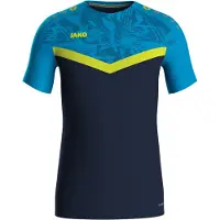 Jako Maglia funzionale navy / azzurro / limone / petrolio