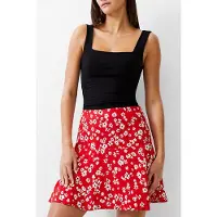 French Connection Daisy Shasta Flippy Skirt S Poppy Taglia: 16 | Minigonne Outlet | Donna