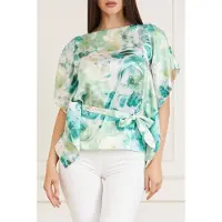 Guess Marciano By Baja Beach Kimono Roses Bouquet Blouse Pri Taglia: XS | Magliette intime Outlet | Donna | Rosa