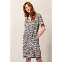 White Stuff Cora Linen Blend Dre Natural Taglia: 6 | Abiti Mini Outlet | Donna | Bianco