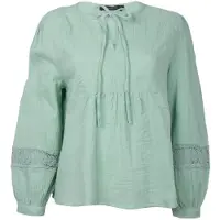 French Connection Boho Cheesecloth L/s Top Mint Taglia: 10 | Magliette intime Outlet | Donna | Ciano