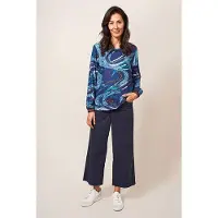White Stuff Iris Top Blue Multi Taglia: 12 | Magliette intime Outlet | Donna | Blu