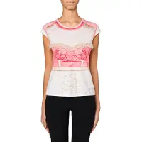 Moschino Inside Out Trompe-l'œil Jersey T-shirt Pink Taglia: 40 | Maglie Sportivi Outlet | Donna | Rosa