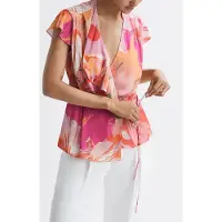 Reiss Corey Blouse Pink Blouses — Measurements Of Model Taglia: 6 | Magliette intime Outlet | Donna | Rosa
