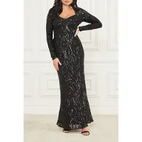 Guess Marciano By Roaring Sequins Maxi Jet Black Taglia: 38 | Maxi abiti Outlet | Donna | Nero