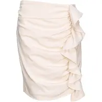 Pinko Achimenes Gonna Twill Melange Lily White Taglia: 42 | Minigonne Outlet | Donna | Bianco