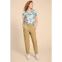 White Stuff Penny Pocket Jersey Shirt Ivory Printed Taglia: 22 REGULAR | Magliette intime Outlet | Donna | Bianco