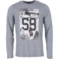 River Woods Custom Fit Round Neck T-shirt In Grey Taglia: S | Maglie a manica lunga Outlet | Uomo | Grigio