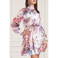 Guess Marciano By Clelia Dress Rose Shadow Print Taglia: 38 | Abiti Mini Outlet | Donna | Rosa