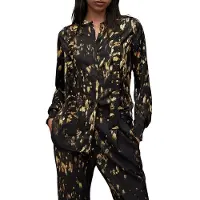 AllSaints Toni Ronnie Shirt Black Taglia: 40 | Magliette intime Outlet | Donna | Nero