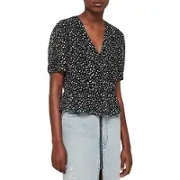 AllSaints Ilia Hearts Top Red Taglia: 34 | Magliette intime Outlet | Donna | Rosso