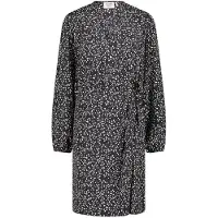 Another Label Mia Dot Dress L/s Night Sky Dot Taglia: S | Abiti Mini Outlet | Donna | Nero