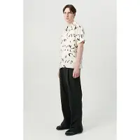 Soulland Orson Shirt Off White Aop Taglia: XS/S | Magliette intime Outlet | Unisex | Bianco