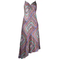 AllSaints Alexia Luisa Dress Rainbow Blue Taglia: 44 | Abiti Midi Outlet | Donna | Blu