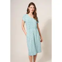 White Stuff Tallie Eco Vero Jersey Dre Ivory Printed Taglia: 6 | Abiti Midi Outlet | Donna | Bianco