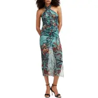 AllSaints Kaih Batu Dress Lagoon Blue Taglia: 12 | Abiti Midi Outlet | Donna | Blu
