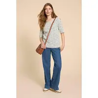 White Stuff Weaver Jersey Top White Taglia: 12 | Magliette intime Outlet | Donna | Bianco