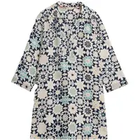 White Stuff Blaire Linen Tunic Navy Printed Taglia: 14 REGULAR | Magliette intime Outlet | Donna | Bianco