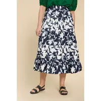 White Stuff Mayra Mixed Printed Midi Skirt Navy Printed Taglia: 20 REGULAR | Minigonne Outlet | Donna | Blu