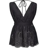 Pinko Zigopetalum Tank Top Black Taglia: 38 | Canottiere Outlet | Donna | Nero